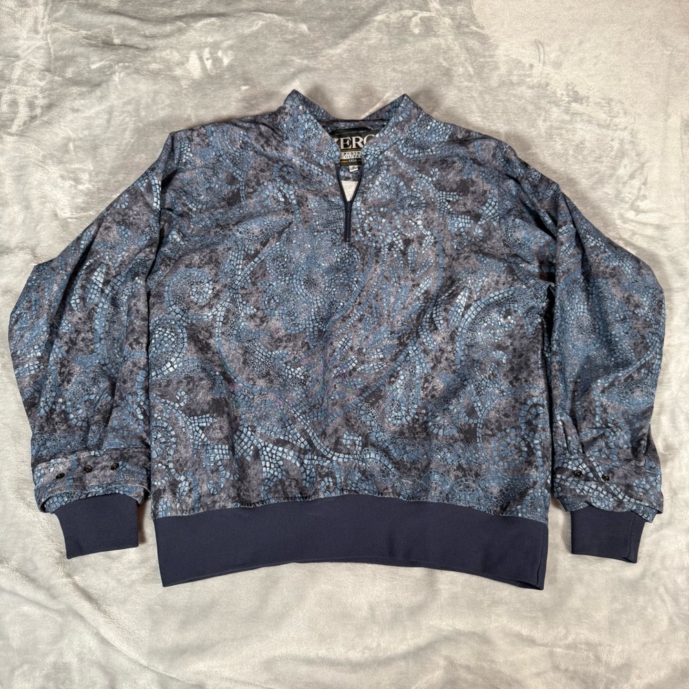 Vintage Zero Restriction Superlight Windshirt Womens S Oversized Abstract 90s